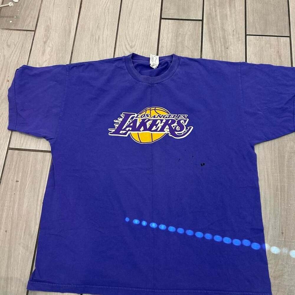 Atlas Sportswear Los Angeles Lakers NBA T-Shirt XLARGE Purple